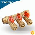 3/4 inch Brass Ball Valve Manifolds With 4 Way Male Outlets